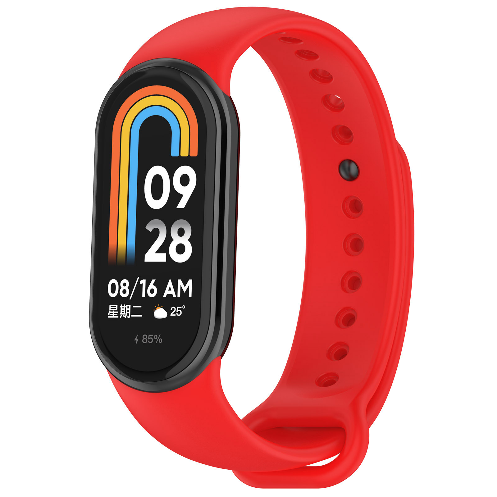 Silikonowy pasek Bizon Strap Watch Dots do Xiaomi Smart Band 10 / 9 / 9 NFC / 8